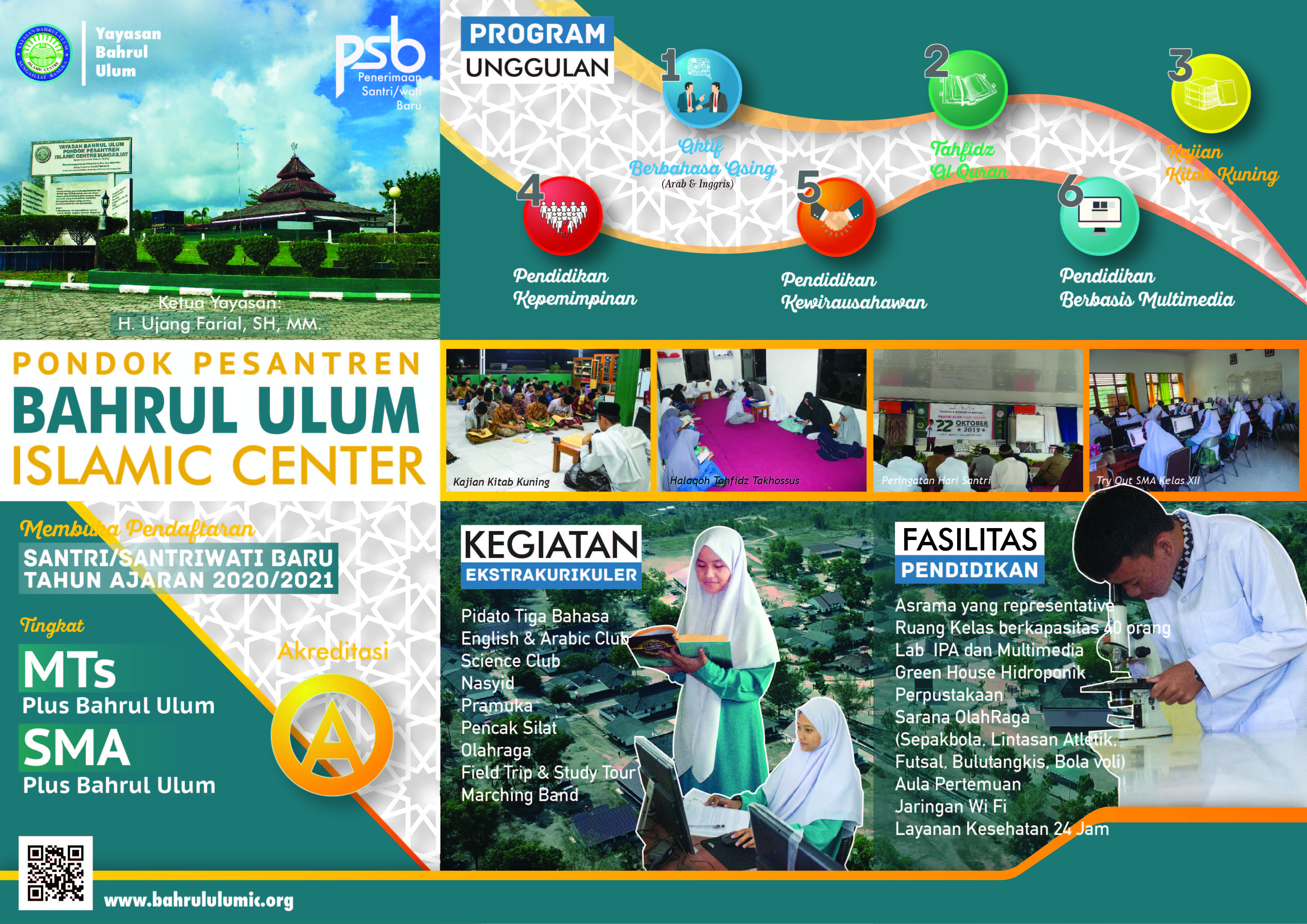 Yayasan Bahrul Ulum Sungailiat Buka Pendaftaran Dan Penerimaan Santri Baru Tahun Ajaran 2020/2021