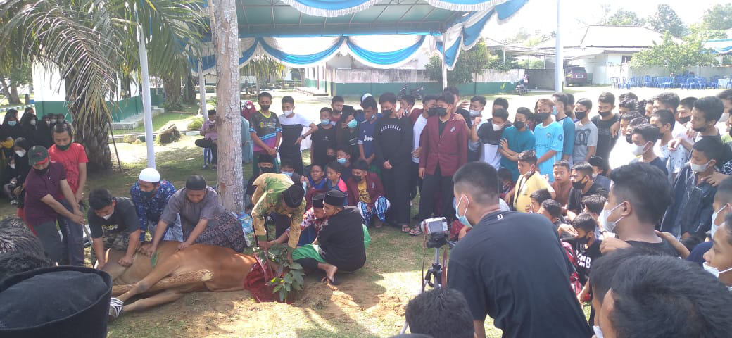 Bahrul Ulum Sungailiat Selenggarakan Sholat Idul Adha di Pesantren